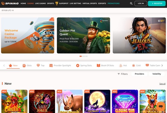 Spininio 슬롯 게임