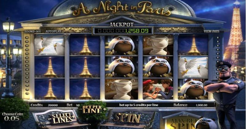 지금 무료로 BetSoft의 온라인 슬롯 A Night in Paris에서 플레이하세요 | kr-casinos.com